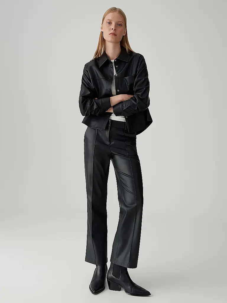 OPUS PANTS | Pantalon de tailleur LUANE | Noir