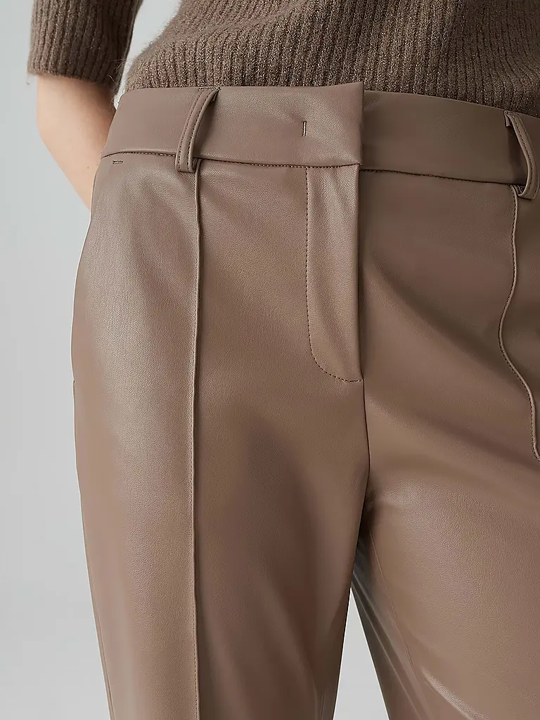OPUS PANTS | Pantalon de tailleur LUANE | Marron clair