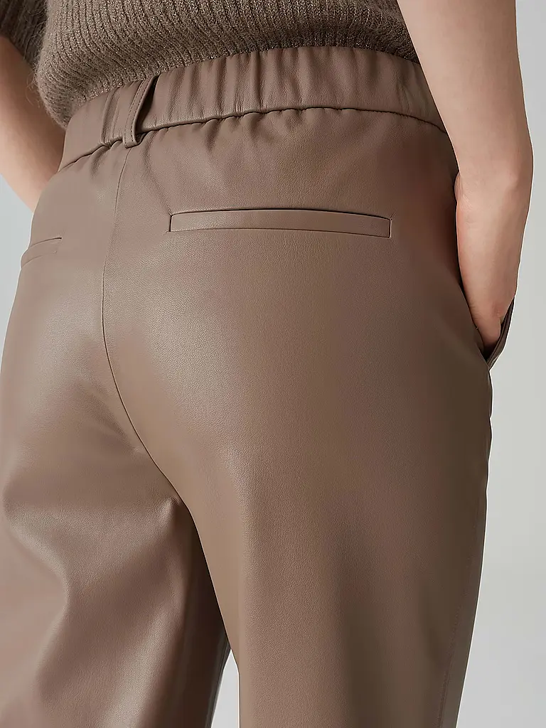 OPUS PANTS | Pantalon de tailleur LUANE | Marron clair