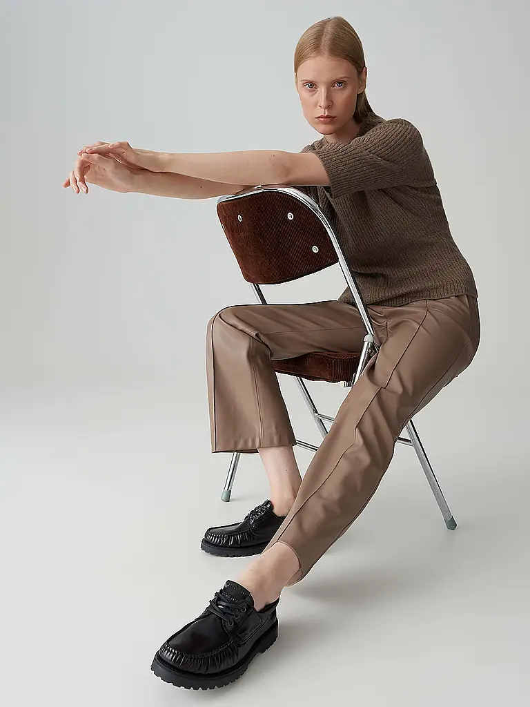 OPUS PANTS | Pantalon de tailleur LUANE | Marron clair