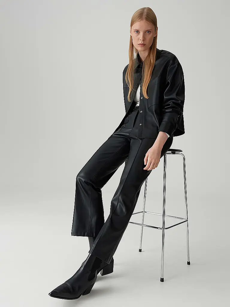 OPUS PANTS | Pantalon de tailleur LUANE | Noir