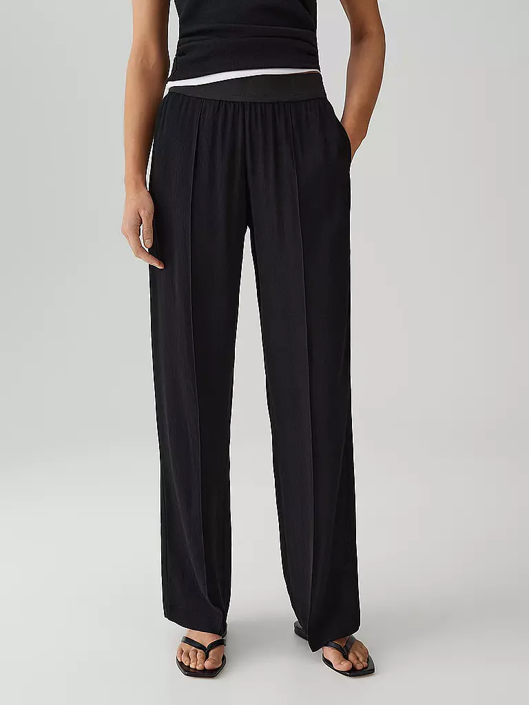 OPUS PANTS | Pantalon Marlene MALOTTA SUMMER | schwarz