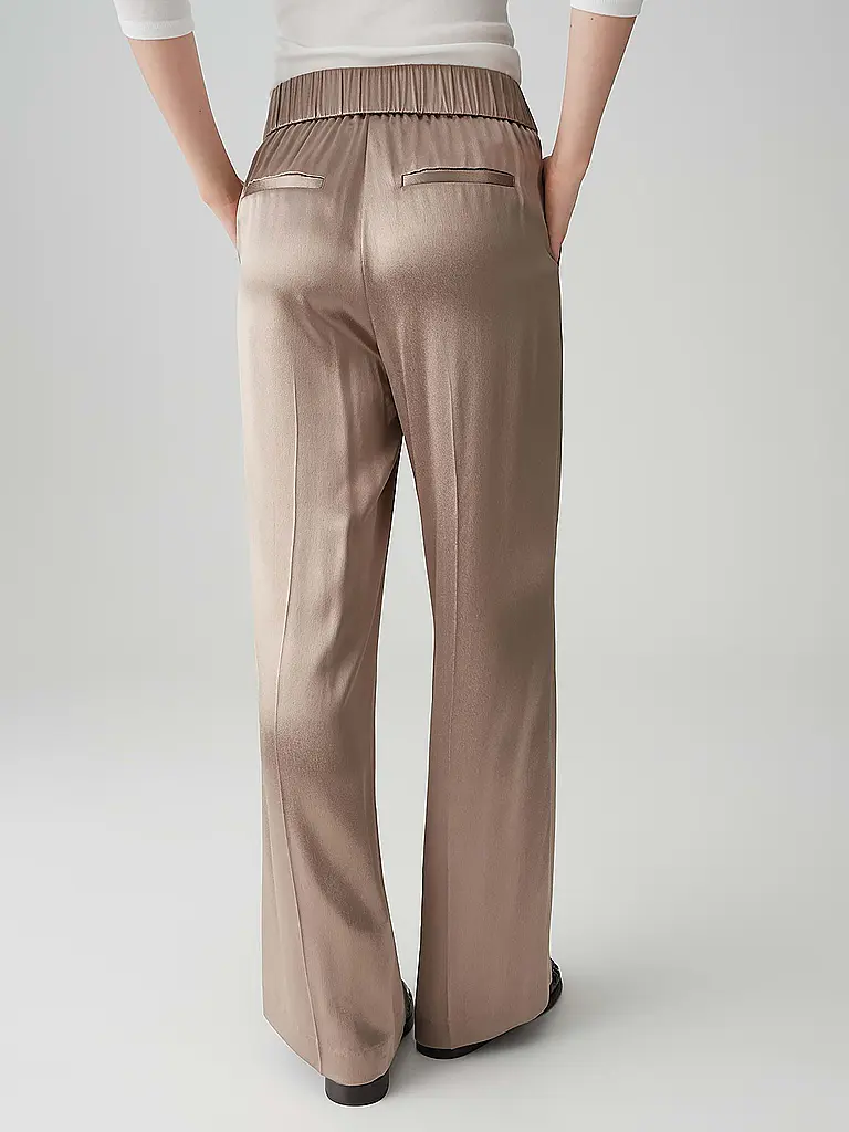 OPUS PANTS | Pantalon Marlene MUCIA SHINE | Beige