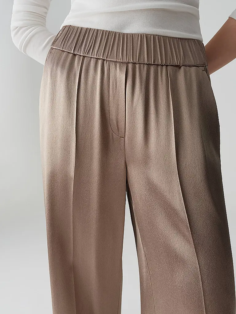 OPUS PANTS | Pantalon Marlene MUCIA SHINE | Beige