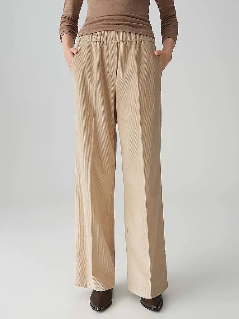 OPUS PANTS | Pantalon Marlene MUCIA | Beige