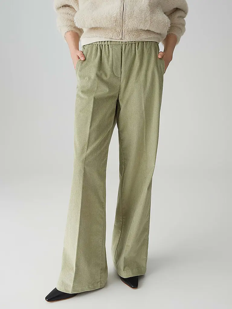OPUS PANTS | Pantalon Marlene MUCIA | Vert clair