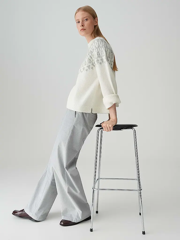 OPUS PANTS | Pantalon Marlene MUCIA | Gris clair
