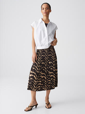 OPUS | Jupe midi RIBANE LEAVES
