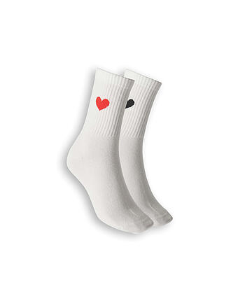 OPUS | Chaussettes YENNIS LOVE milk