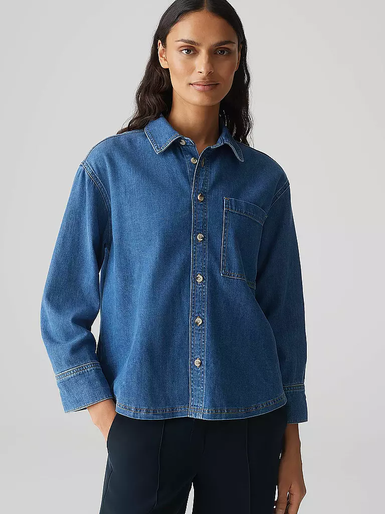 OPUS | Blouse en jean FELYN | blau