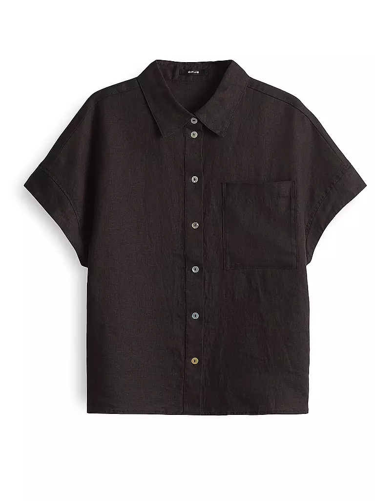 OPUS | Blouse en lin FELISA | braun