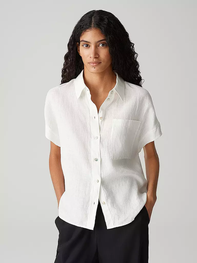 OPUS | Blouse en lin FELISA | Crème