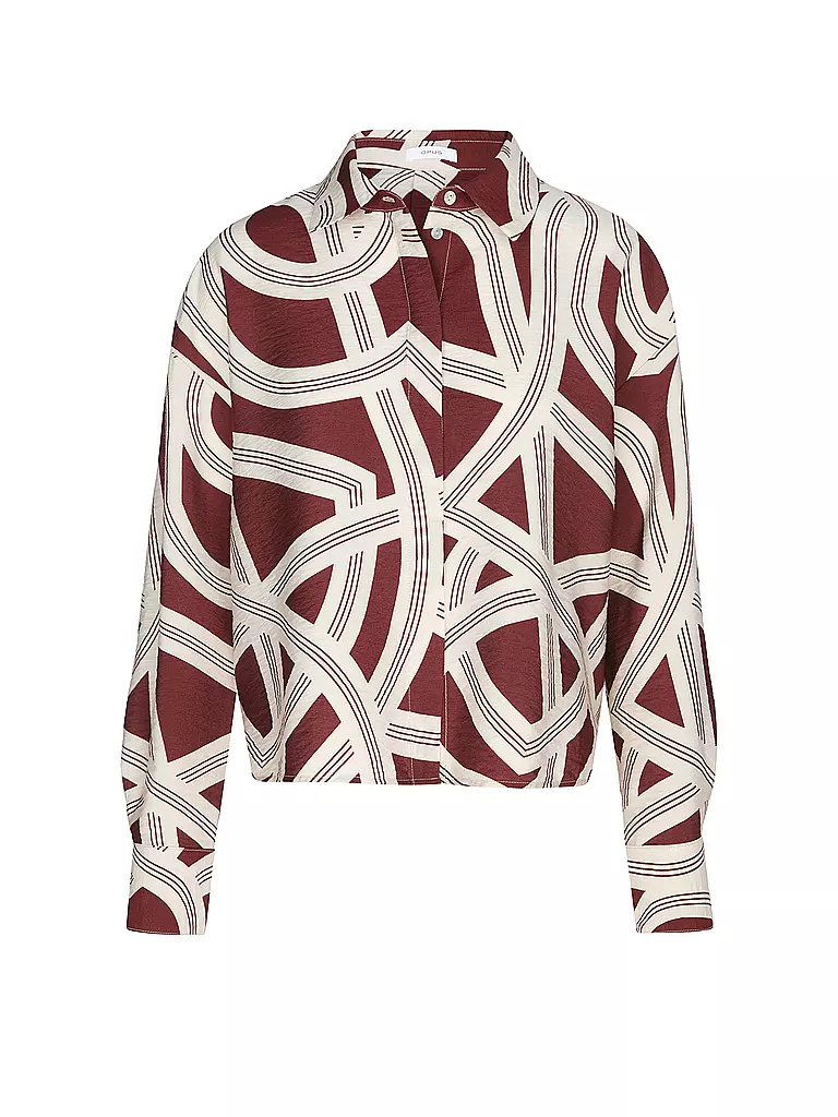 OPUS | Blouse FAMENA LANE | dunkelrot