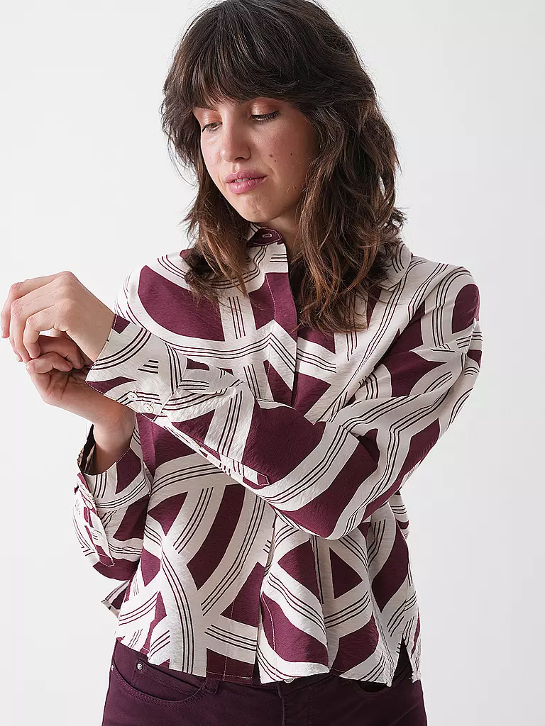 OPUS | Blouse FAMENA LANE | dunkelrot