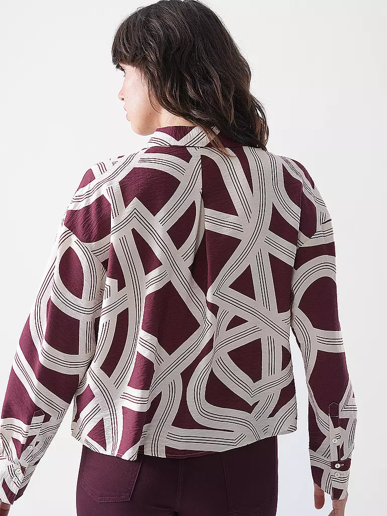 OPUS | Blouse FAMENA LANE | dunkelrot