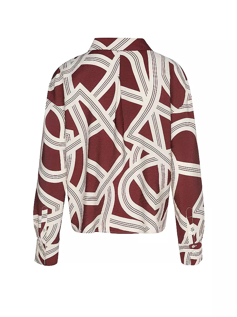OPUS | Blouse FAMENA LANE | dunkelrot