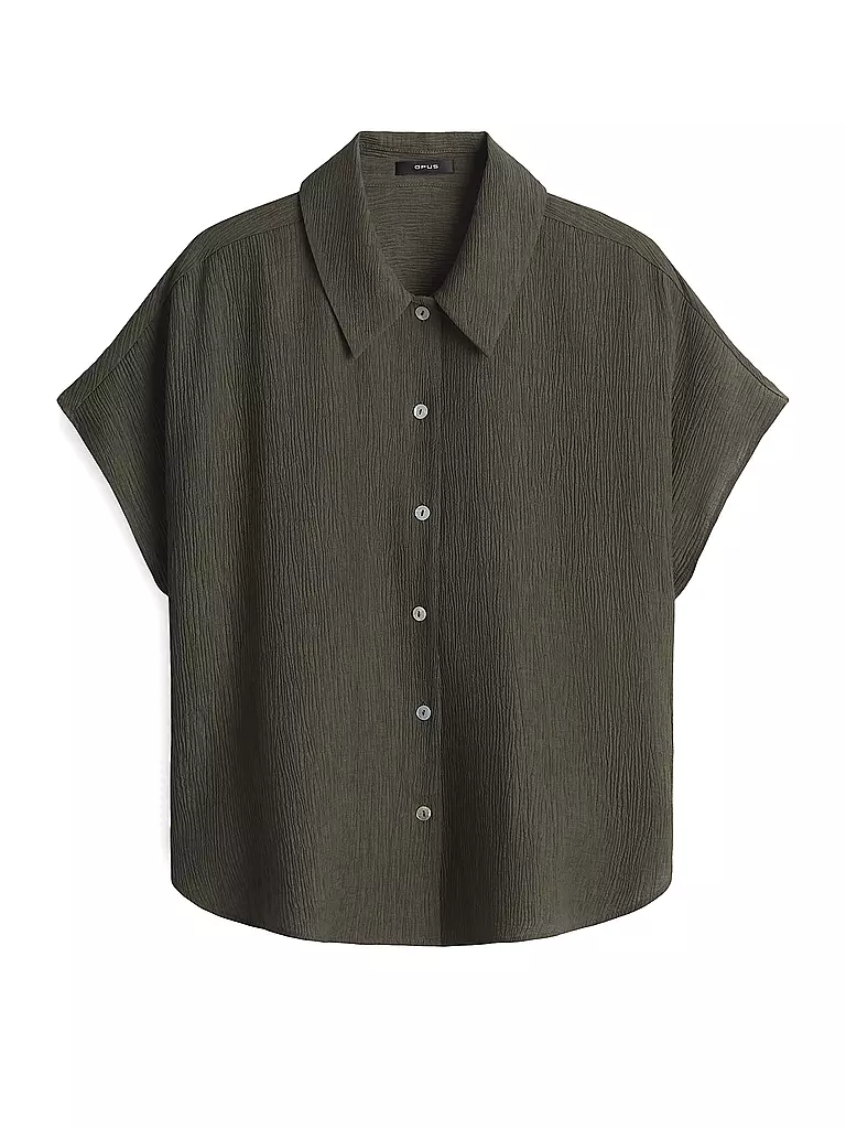 OPUS | Blouse FASINGA | dunkelgrün