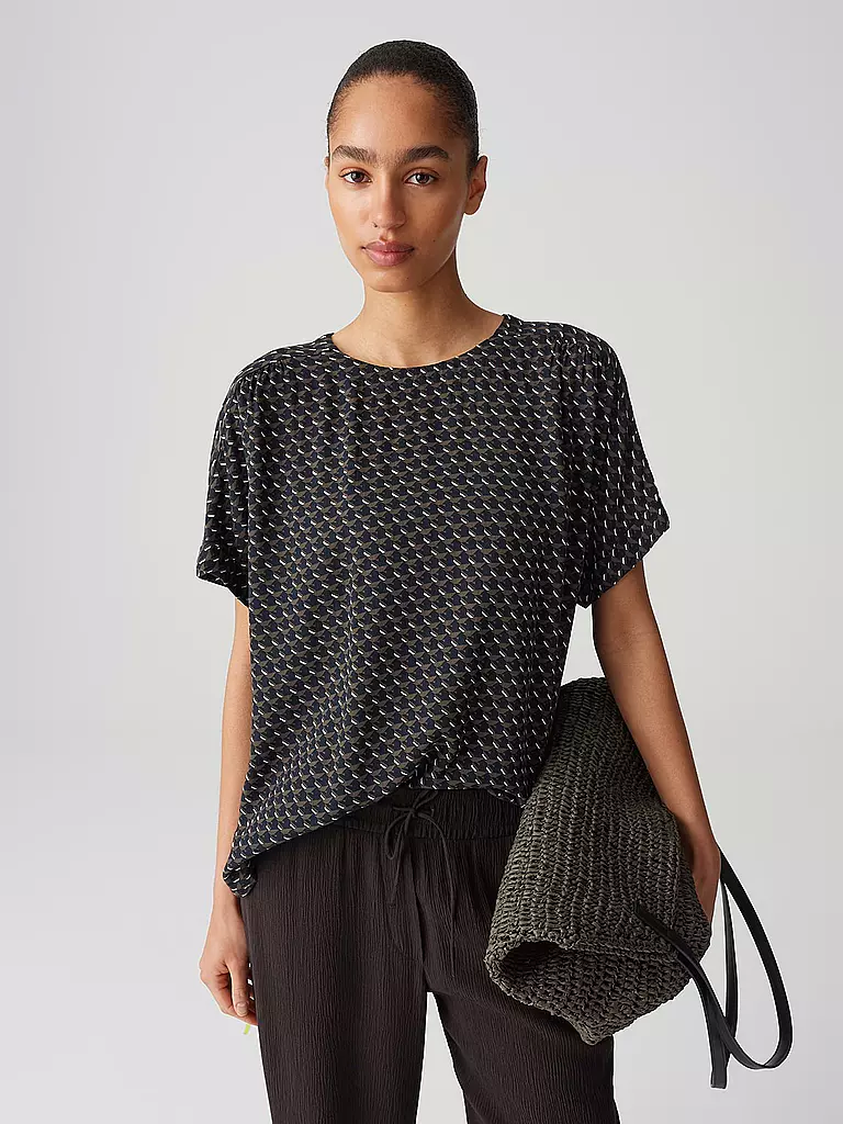 OPUS | Blouse FEMKA LONDON | dunkelblau