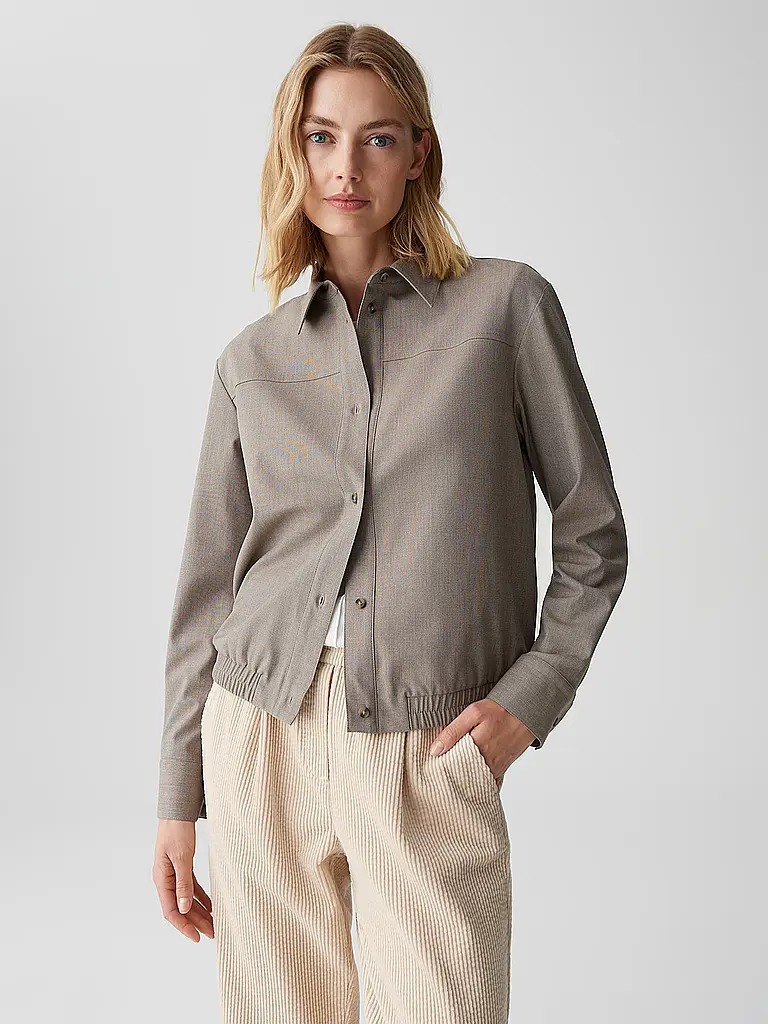 OPUS | Blouse FJORDIS | Marron clair