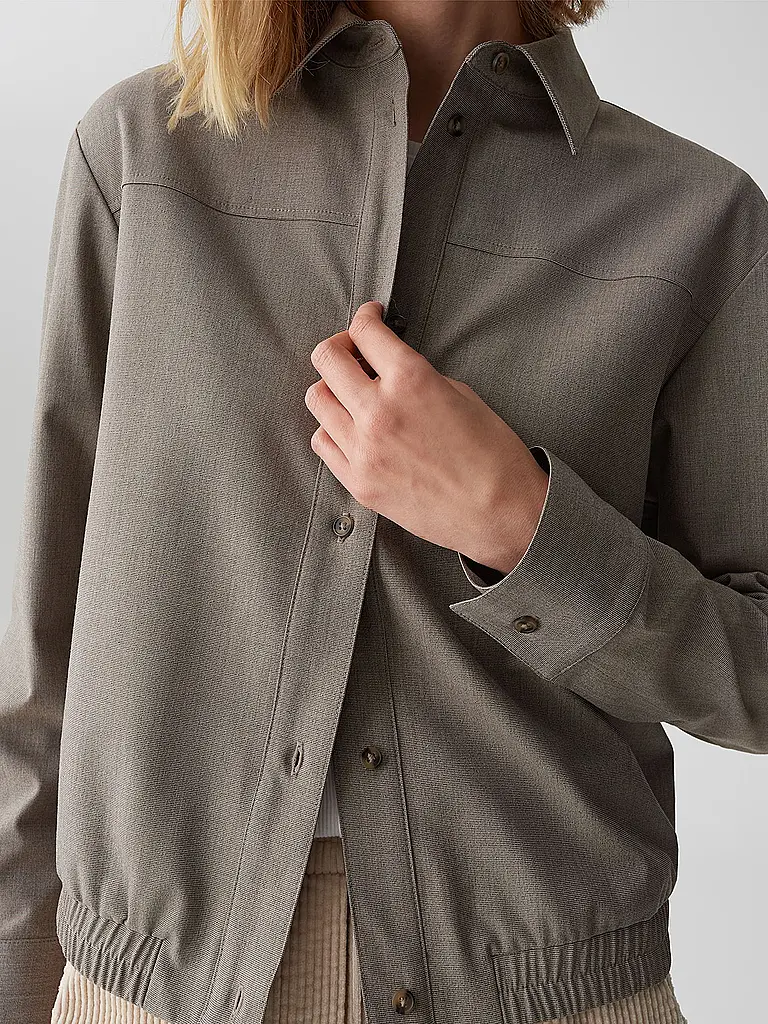 OPUS | Blouse FJORDIS | Marron clair