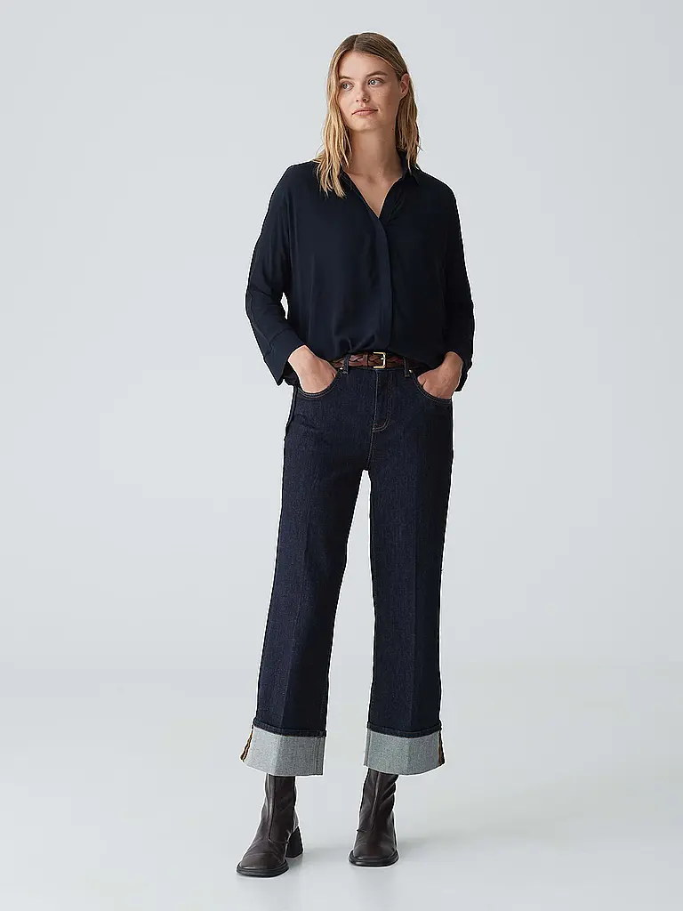 OPUS | Blouse FLAVENA | Bleu foncé