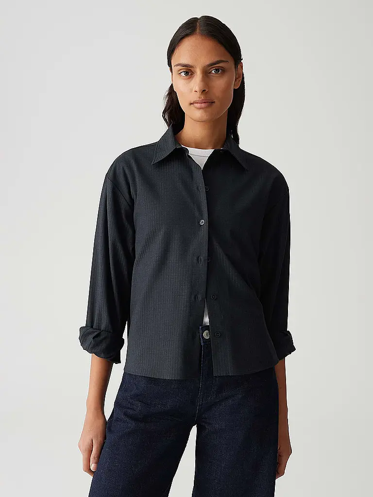 OPUS | Blouse FOSTALGIA | Bleu foncé