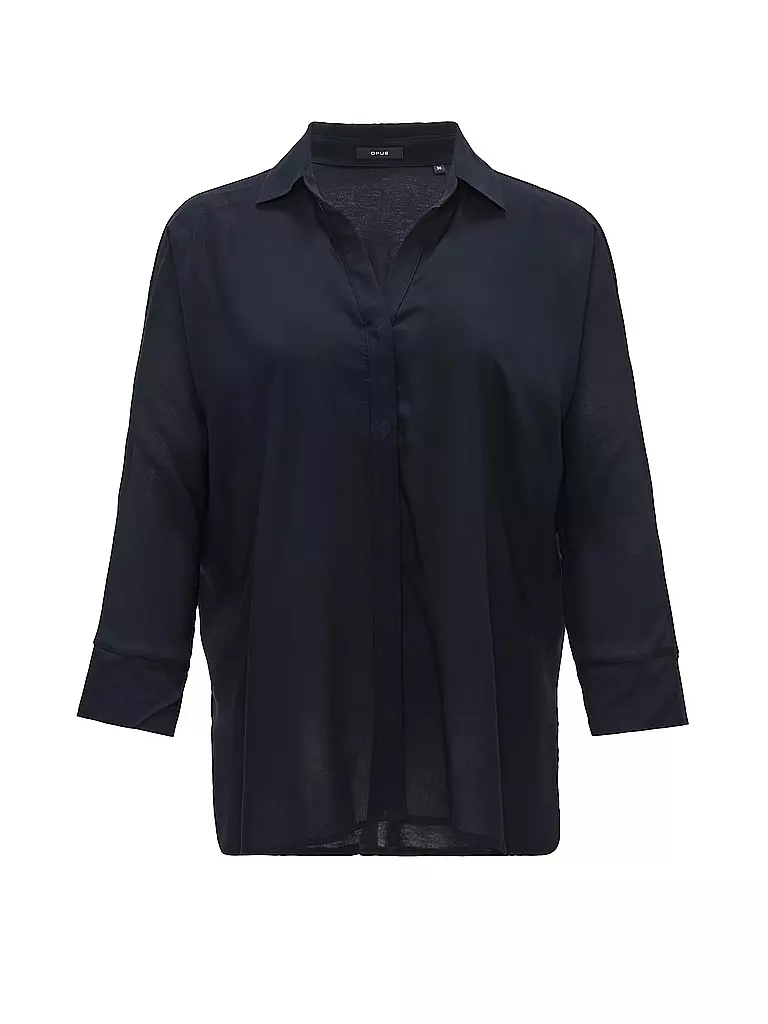 OPUS | Blusenshirt FLAVENA | Bleu foncé