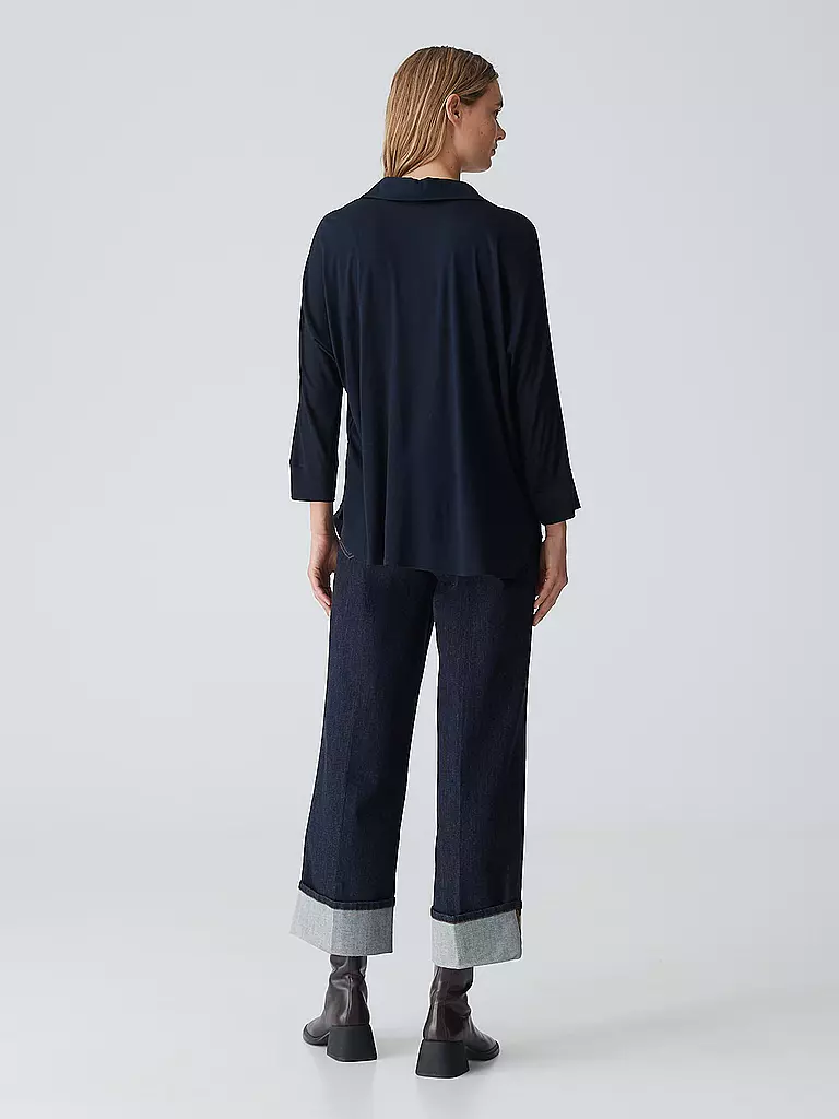 OPUS | Blusenshirt FLAVENA | Bleu foncé