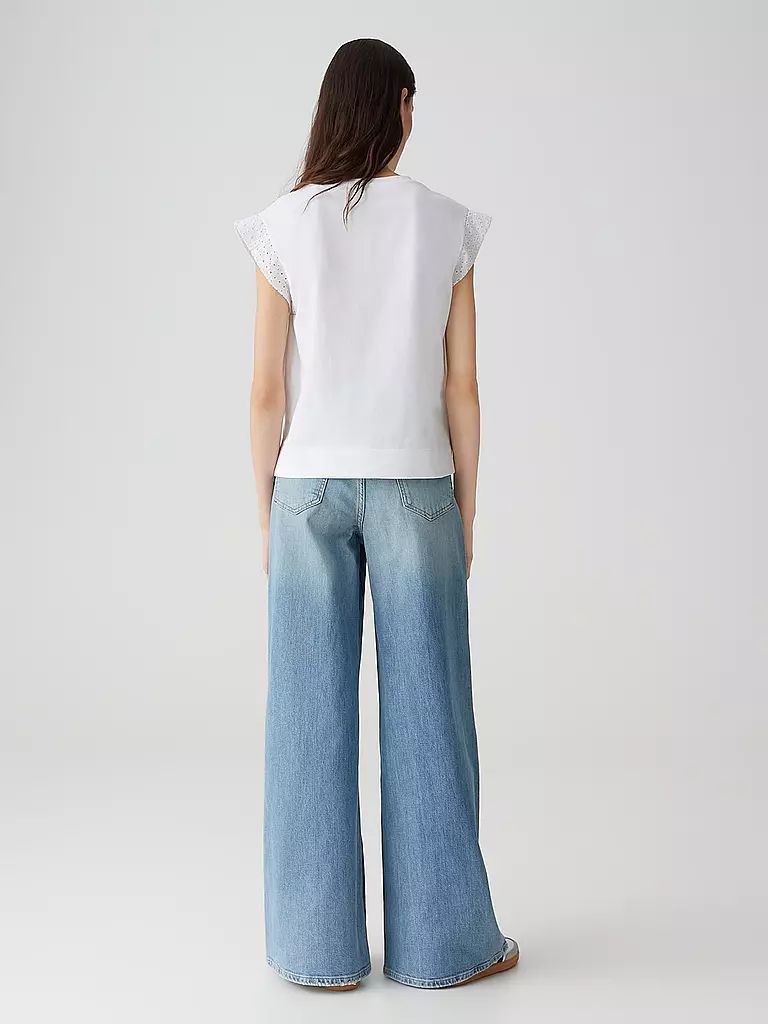 OPUS | Blusenshirt SALLSO | weiss