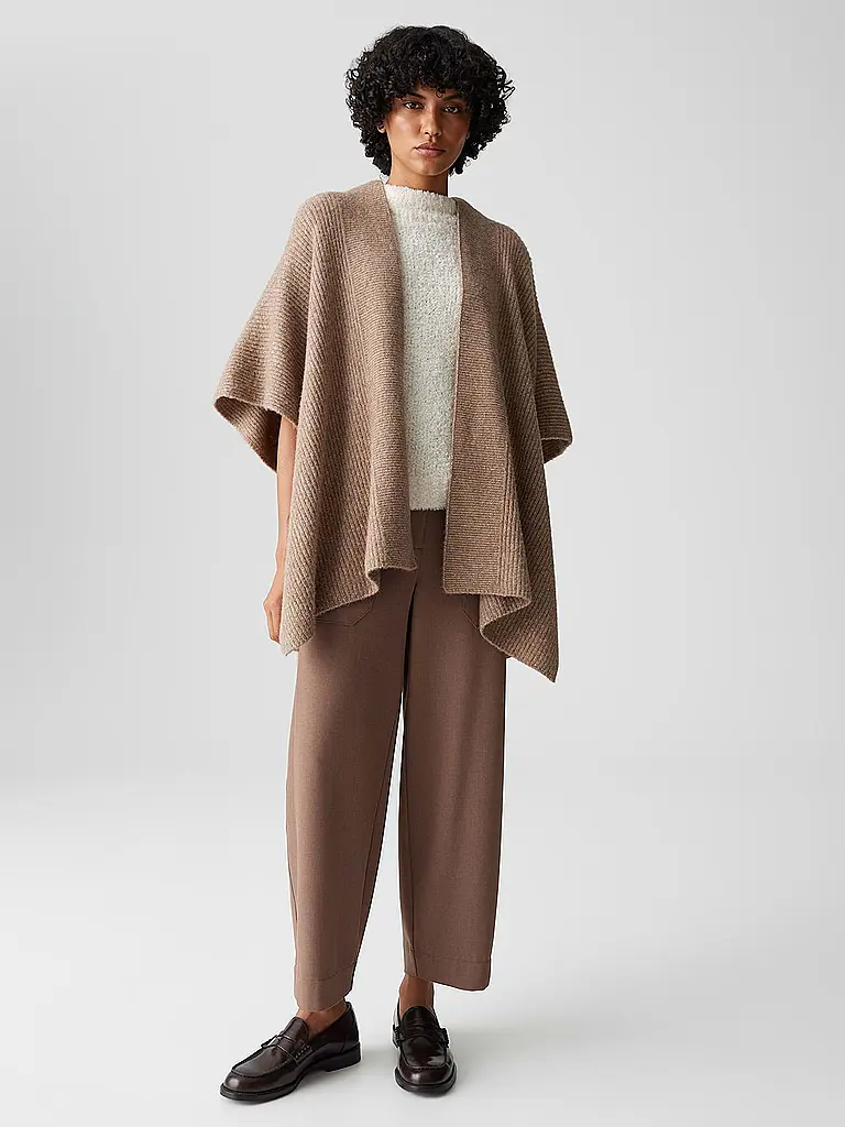 OPUS | Cape - Poncho ABLANKI CAPE | Marron