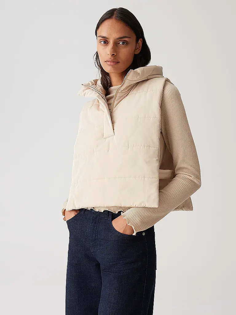 OPUS | Cape - Poncho AMBINA CAPE | Beige
