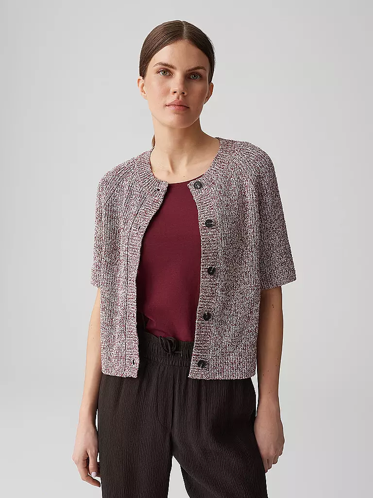OPUS | Cardigan DACKI | dunkelrot