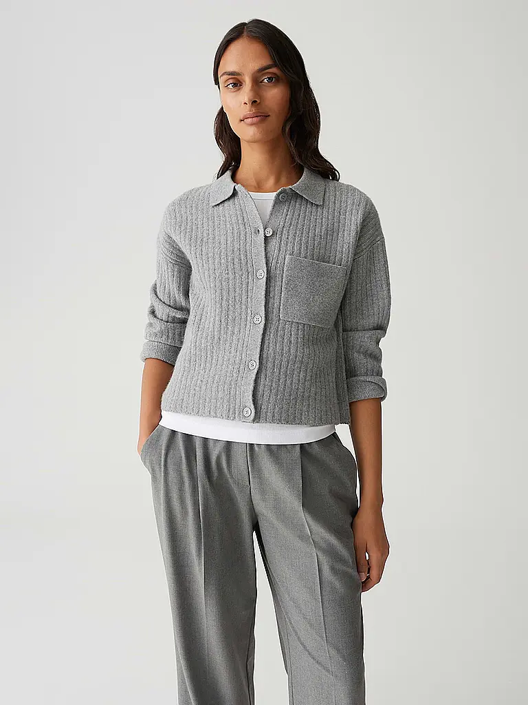 OPUS | Cardigan DINKINE | grau