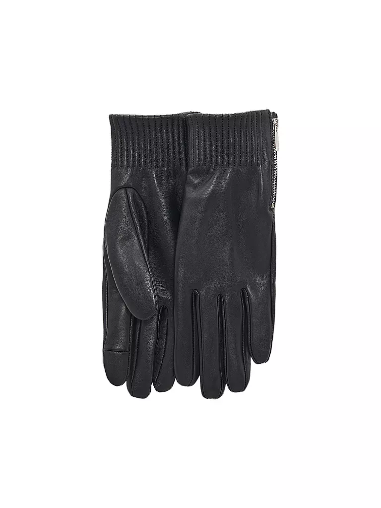 OPUS | Gants en cuir ALETTIO GLOVES | Noir