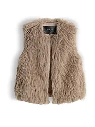 OPUS | Gilet aspect fourrure WONDRA | Camel