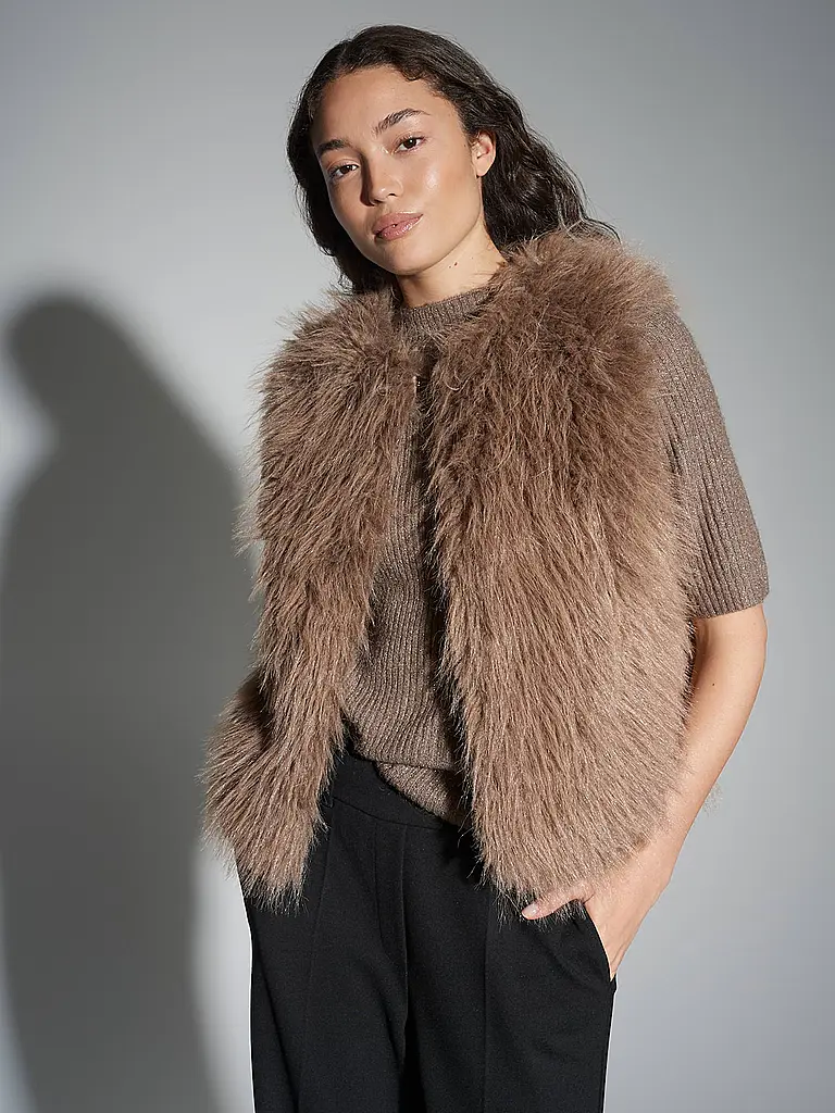 OPUS | Gilet aspect fourrure WONDRA | 