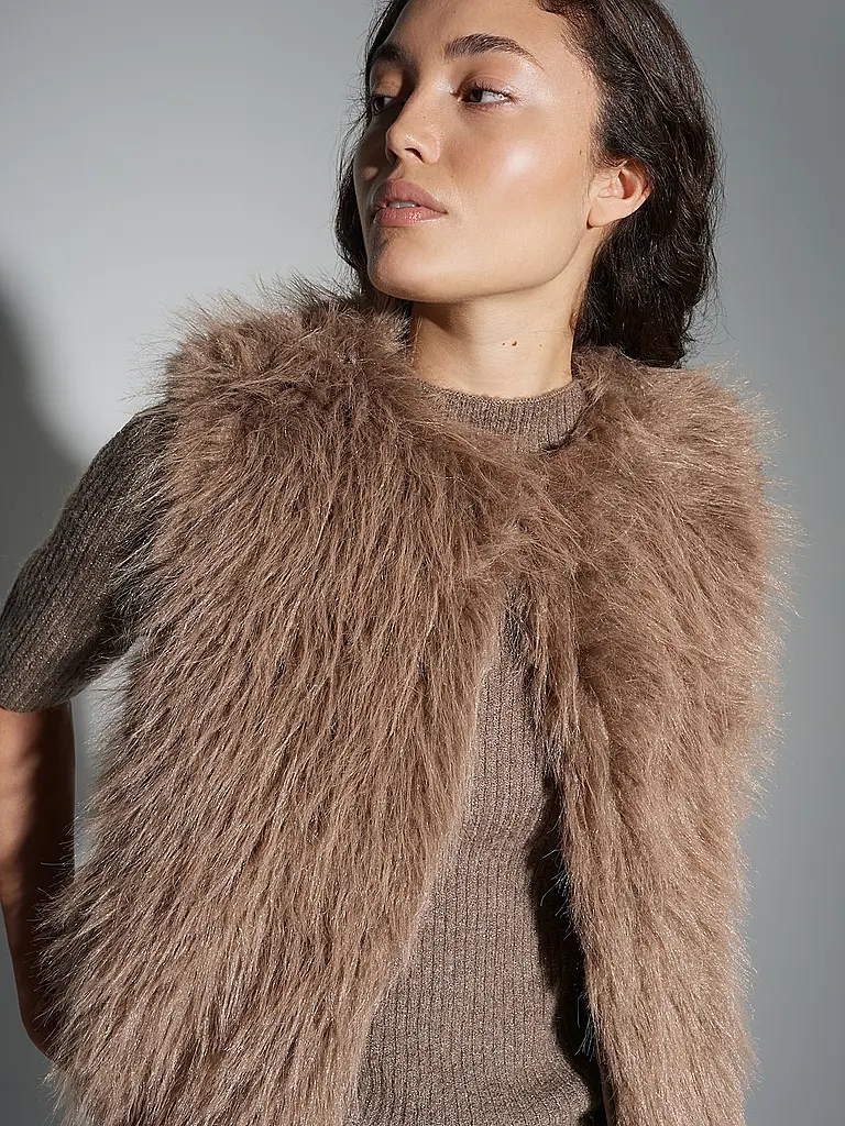 OPUS | Gilet aspect fourrure WONDRA | 