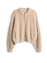 OPUS | Gilet en fausse fourrure DORES | Beige