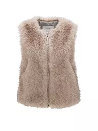 OPUS | Gilet en fausse fourrure WONDRIA | Camel