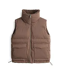 OPUS | Gilet matelassé réversible WENDARA | Marron