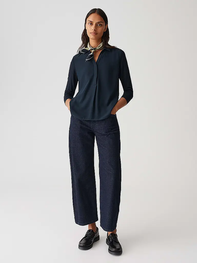 OPUS | Hemdbluse FRERA | Bleu foncé