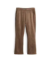 OPUS | Hose in Lederoptik ELVINA COZY | Marron