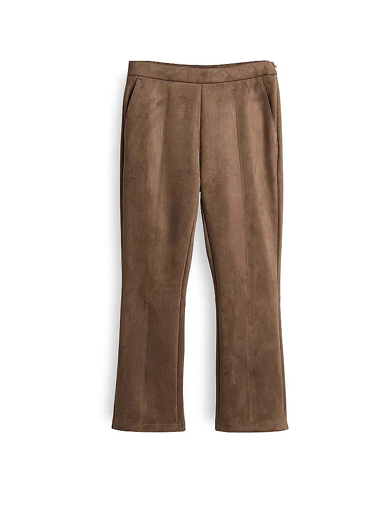 OPUS | Hose in Lederoptik ELVINA COZY | Marron