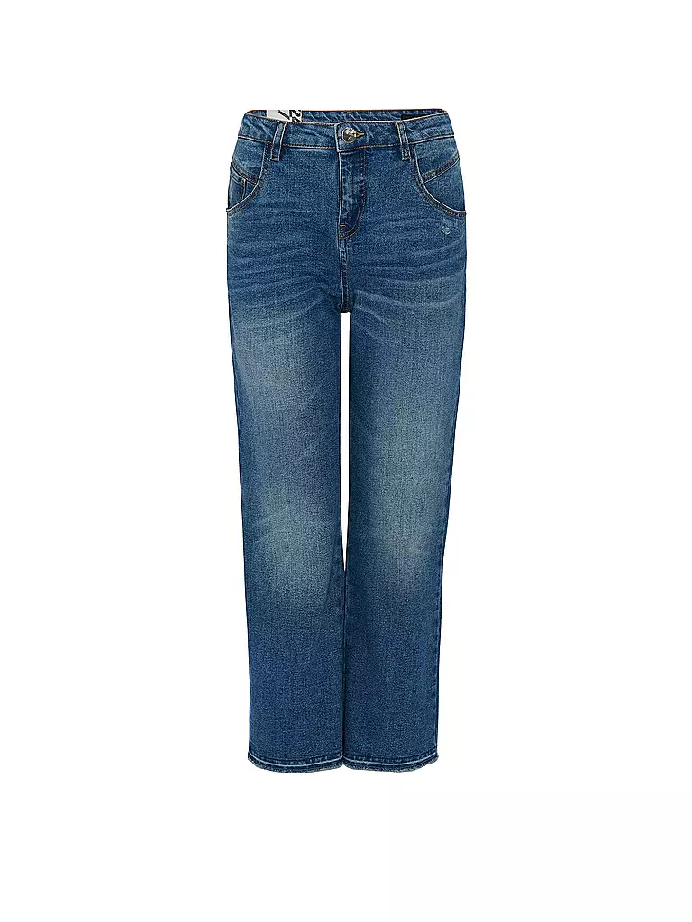 OPUS | Jeans évasé 7/8 LANI TWIST | Bleu