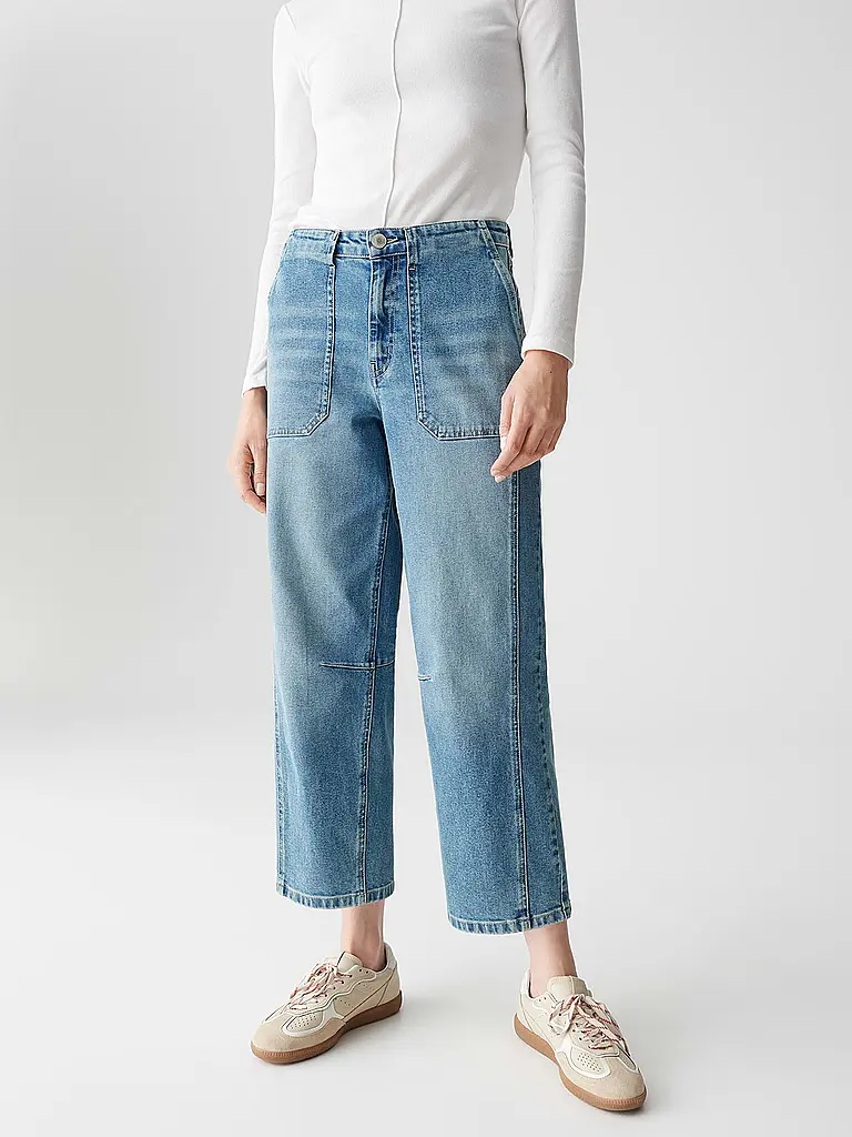 OPUS | Jeans Coupe Boyfriend LOLAH CARGO | Bleu