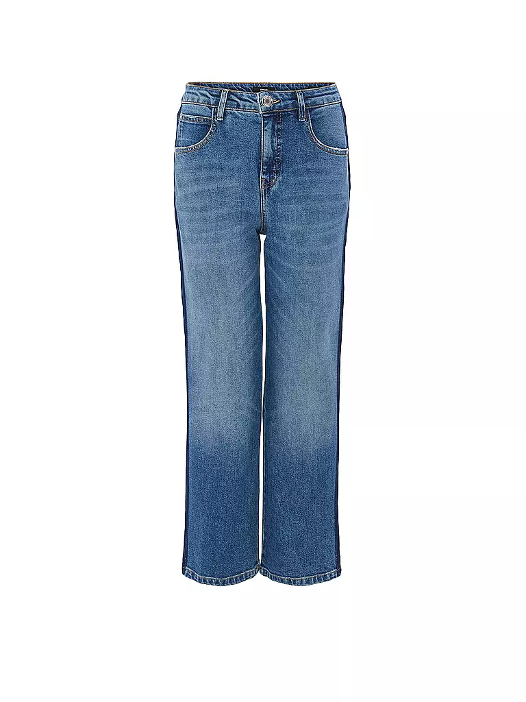 OPUS | Jeans coupe droite 7/8 LANI STRIPE | blau