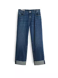 OPUS | Jeans Coupe Droite LANI TURN UP | Bleu