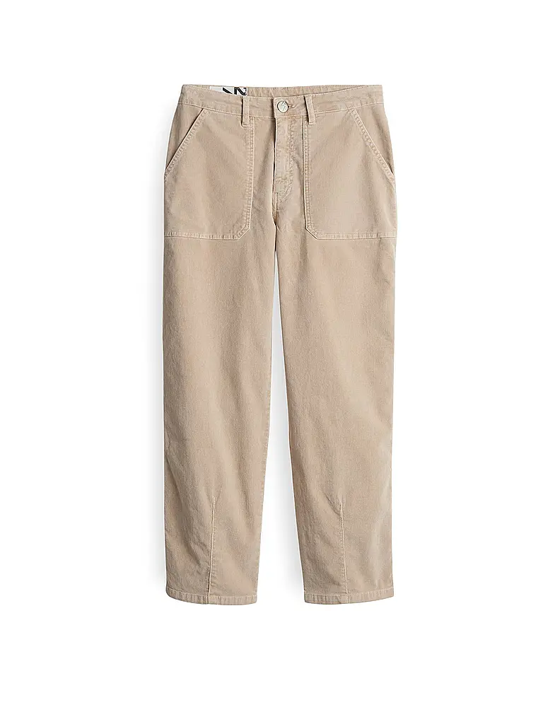 OPUS | Jeans coupe droite LISSIE BABYCORD | Beige