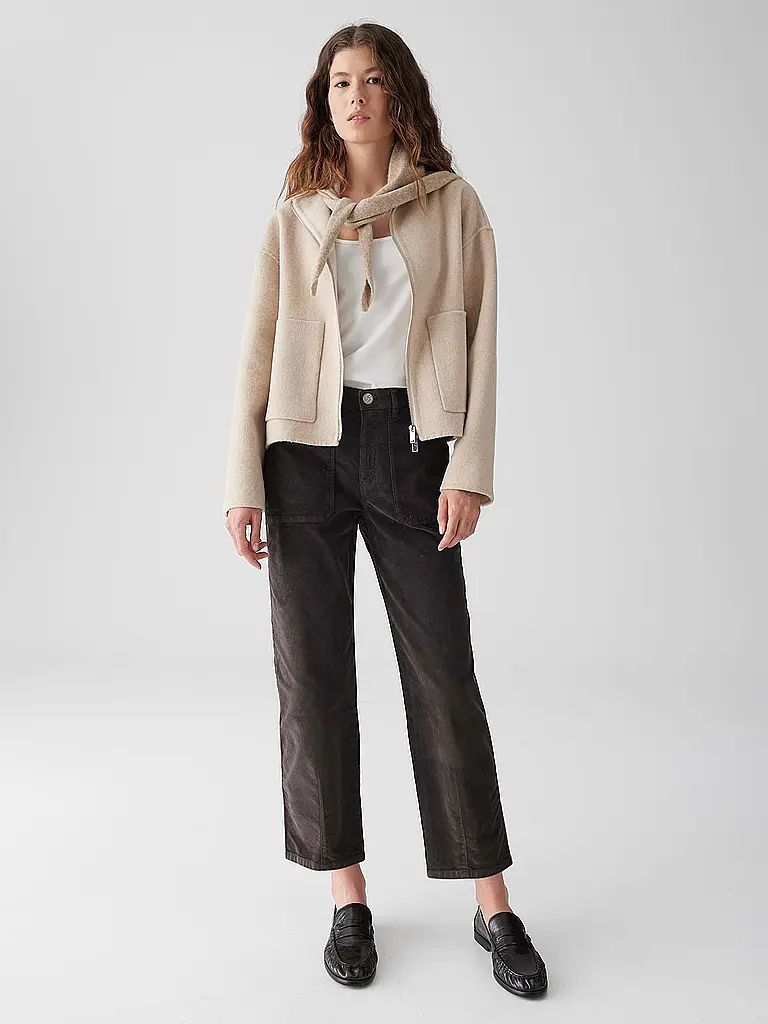 OPUS | Jeans coupe droite LISSIE BABYCORD | braun
