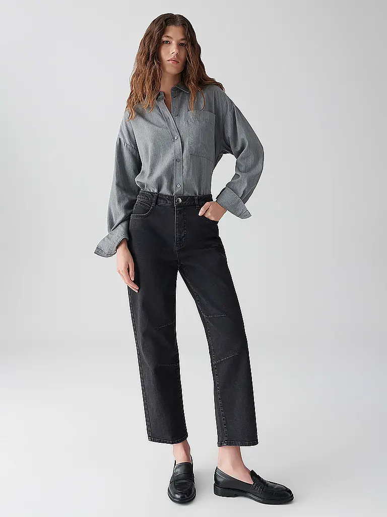 OPUS | Jeans coupe droite LISSIE CITY | Gris